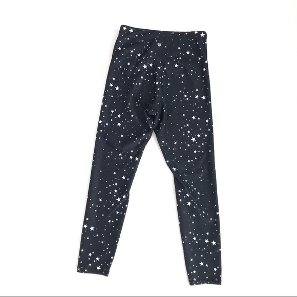 Wildfox workout scattered star leggings Sz M - Picture 3 of 8